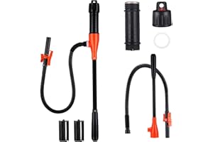 Faankiton Pompa di Trasferimento Carburante Portatile, Pompa a Sifone Alimentata a Batteria, Pompa del Carburante Portatile della Batteria, for Carburante, Benzina, Olio, Acqua 2.4 Galloni al Minuto