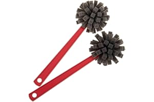 ‎SIDCO SIDCO Flaschenbürste 2 x Gläserbürste lang Spülbürste mit Schwamm Bürste Schaumstoff