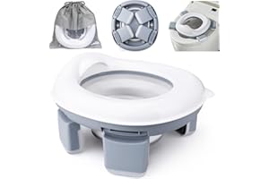 TOSUTO Tragbare Baby Toilette,kinder töpfchen,Tragbare Falttoilette für Kinder,Tragbare Reisetöpfchen,Toilettensitz Kinder,Mobile Toilette,Reisetöpfchen Faltbares Kinder,für den Innen und Außenbereich