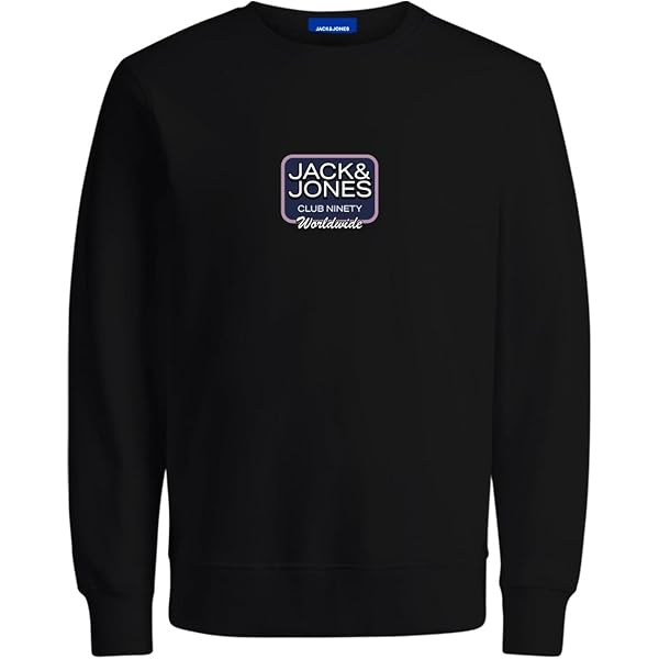 Sweat-shirt à Col Rond Jack & Jones Jorfrederiksberg Pour Homme - Coupe Ample, Manches Longues, Tissu Doux Et Confortable