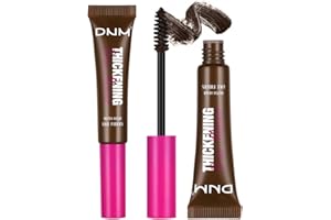 LOPHE Tusz do rzęs do brwi, wodoodporny i odporny na rozmazywanie, stylizacja, żel do brwi, natychmiastowy klej, profesjonalny makijaż brwi dla grubego, długotrwałego efektu, szybkoschnący tusz do rzęs do