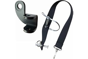 ODIER Bike Trailer Hitch Set for Burley Kids Trailers 12.2MM Steel Coupler Compatible with Burley Bee and Other Model Safety Strap Included