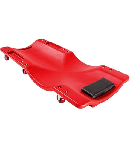 Carrello Meccanico Sotto Auto CCLIFE - 90x40x9.5cm, Capacità 180kg, 6 Ruote, Con Poggiatesta - Foto 6