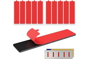 FIXCHORD Cuscinetti Adesivi per Targa, 10 cuscinetti in Schiuma Adesivi per Targhe, Nastro Biadesivo Extra Forte e Resistente per targhe di Auto