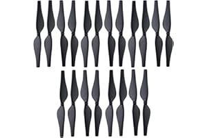 ZYGY 20PCS Hélices pour Drone DJI Tello Hélicoptère Télécommandé Lame de Drone Pièces de Rechange(Noir)