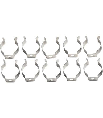 Pinces à Ressout En Tissu Éponge - Lot De 10, Acier Manganèse - Garage, Abri Jardin