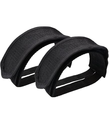 Mark8shop 2 x Feste Fixie Gear Bike Pedal Toe Straps Fuß Clip Binding Band Sport & Freizeit
