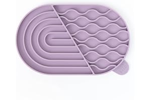 LucyBalu® ZENPAD tapis Anti-glouton | Tapis de fouille en Silicone Rosé Chat