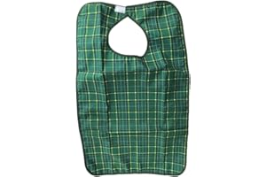 Bellasan Lätzchen Ess-Schutz Erwachsene mit Klettverschluß kariert