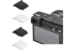 OXTXO 4 Stück Blitzschuhabdeckungen für Sony FX30, ZV-E10, ZV-1, A1, A9, A7-Serie, A6700, A6600, A6000-Serie, NEX-6, RX1, RX10, A99-Serie, A77II, ersetzt FA-SHC1M-langlebiger Multi