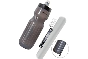 XMTBSTYLE - Bidon Ciclismo - Portabidones Magnetico - Bidon Bicicleta - Accesorios Bicicleta - Portabidones Bicicleta MTB - Botellin Bicicleta - Bidon de Agua Bici - Botella Bicicleta 750ml Gris