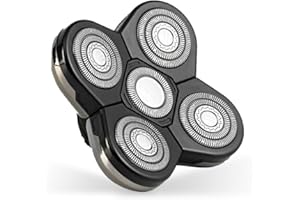 SKULL SHAVER Baron 5 testina Lama di ricambio per per rasoi Pitbull, Palm e Butterfly Kiss