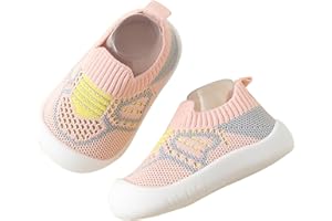 Aggroot Neonato Scarpine,Bambino Scarpe Bimbi per Primi Passi Antiscivolo Bambino con Suola Traspiranti Pantofole Bambino Unisex Scarpe