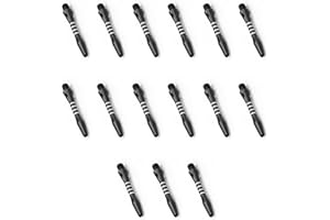 0XBIT Dart Schäfte, 15 Stück 40 mm Dart Shafts, Aluminium Darts Schäfte, Dartpfeile Zubehör, Universelles 2BA Gewinde, Geeignet für Soft Oder Harddartss