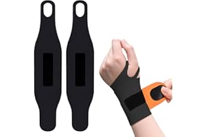 ZAHRVIA Tutore Polso Polsiera Tendinite Fascia Elastica Polso per Sport, Palestra e Lavoro Design Ambidestro con Supporto Rinforzato Riduce Dolore e Infiammazione (Nero)