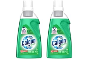 CALGON Lot de 2 Gels Hygiène Plus Anticalcaire Nettoyant pour Lave-linge - 750 ml