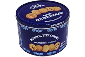AMAMITRADE Danish Butter Cookies Assortment - Luxury Festive Biscuits For Sharing - Biscuit Hamper For Families Adults Kids - Christmas Secret Santa