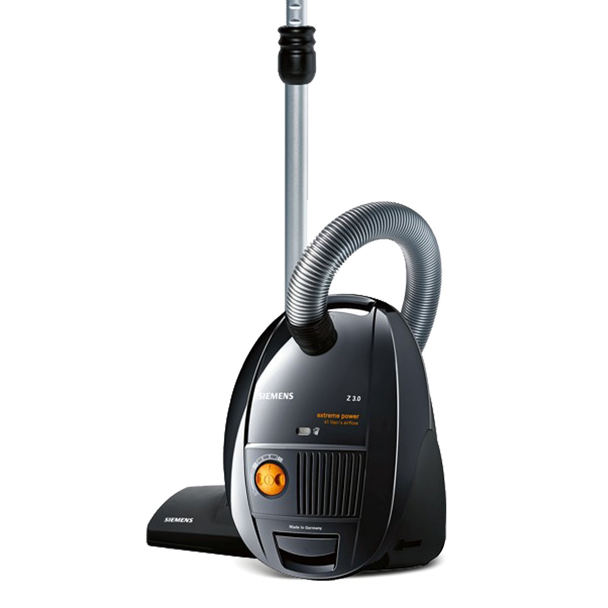 Siemens Staubsauger mit Beutel Z 3.0 extreme power VSZ3XTRM11, Bodenstaubsauger, XXL-Polsterdüse ideal für Tierhaare…