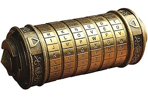 ANBIWANGLUO Da Vinci Code Mini Cryptex Noël Saint-Valentin Anniversaire Cadeaux pour Petite Amie Copain(Bronze)