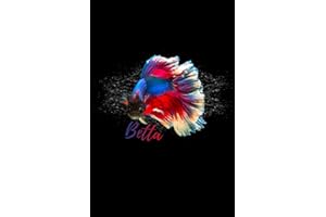 Betta Fish Notebook: Do you own a betta fish or Siamese fighting fish? Are you obsessed with tropical fish and the fish keeping hobby? This notepad makes a perfect gift for any fish owner.