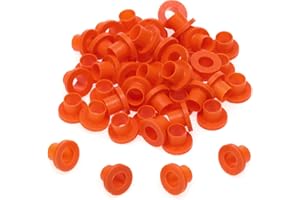 Danmar 50 Pack Nylon Tension Rod Washers - Orange