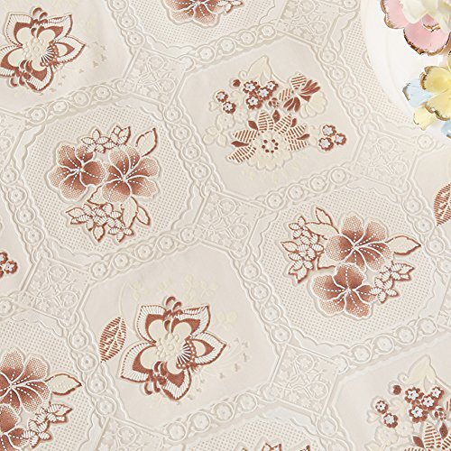 Preisvergleich Produktbild Pvc tisch matt plastic couchtisch tischtuch wasserdicht und anti-Öl-anti-heiße wäsche-O 137x197cm(54x78inch)