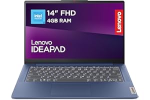 Lenovo IdeaPad Slim 3 | 14 inch Full HD Laptop | Intel N100 | 4GB RAM | 128GB SSD | Windows 11 Home in S mode | Microsoft 365 Personal | Abyss Blue