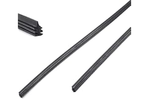 ZOFFI Windscreen Wiper Rubber Refill, Universal Frameless Windscreen Wiper Blade Refill 28inch(Adjustable Size) Pack of 4