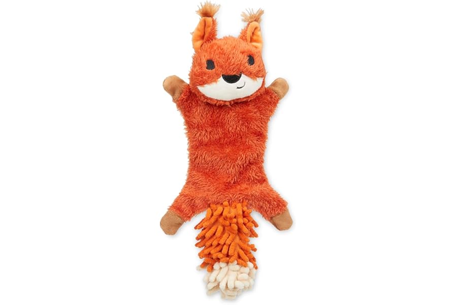 Petface Saffia Squirrel Crinkle Dog Toy (Pack of 1)