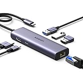 UGREEN Revodok 1061 USB C Hub, 6-in-1 Dock with 1000Mbp...