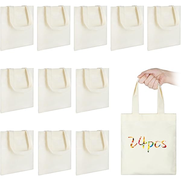 Zippered Canvas Tote Bags Sublimation Blank Canvas Tote Bags