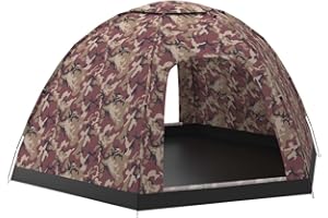 FIRBNUS Tenda per 4 Persone Blu Tenda da Campeggio Tenda Trekking Tenda Campeggio Grande Tent Camping Tende da Campeggio per Esterni-9100-zys-230609-holl