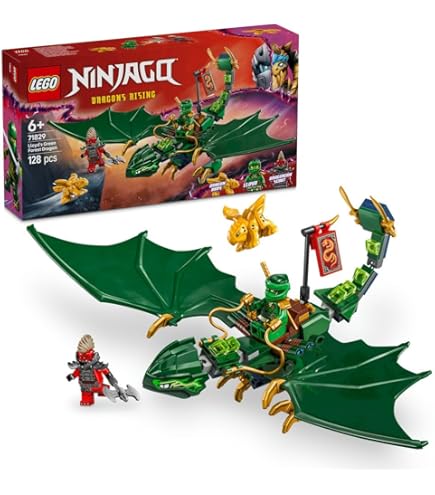 Lloyd ZX (Green Ninja) with Dual Gold Swords - LEGO Ninjago