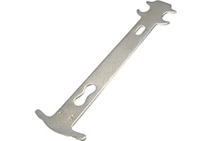 Redreo Miernik łańcucha rowerowego, miernik zużycia łańcucha, narzędzie wielofunkcyjne z hakiem łańcucha, miernik zużycia łańcucha, szybki pomiar zużycia narzędzia z dwoma precyzyjnymi wskaźnikami