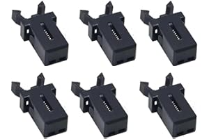 VNDKGN 6Pcs Bin Lid Catch for Brabantia,Curver Bin Lid Replacement,Trash Can Lids clip Latch Pins Latches Lock Easy Change Durable Touch Type Trashs Cans Catches Accessory for Kitchen,Bathroom,Living Room