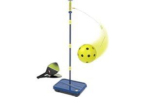 Swingball Pickleball tragbares Pickleball-Spiel-Set für Kinder ab 6 Jahren, verstellbare Höhe, leichte Paddel, Anfänger- und Profi-freundlich, Familienspaß-Tennisspiel