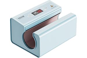 VEVOR Pressa di Calore Automatica per Tazze a Sublimazione da 12 a 32 oz, Pressa a Caldo per Tazza Mug Impostazione Temperatura Tempo per Tazze, Pressa a Caldo per Tazza Faidate, Pressa a Caldo Blu