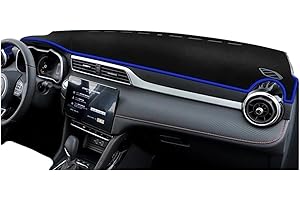 UPGENT Cubierta salpicadero Coche para MG ZS para MGZS 2017 2018 2019 2020 2021 2022 2023, Alfombrillas Salpicadero Coche, Parasol para Evitar Alfombras Ligeras, Funda Anti-UV Fundas Salpicadero(B-LHD)