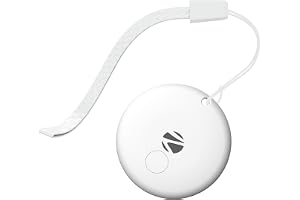 Zebronics Smart Finder Tag (Android Only), Google Find Hub Compatible, Ring to Find, Lost Mode & Real Time Item Tracking, Quick Setup, 1 Year Battery Backup, Lanyard Included (Loshall Tag, White)