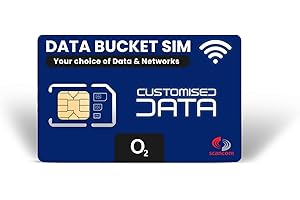 Scancom Build your own Data Sim Card - Choose your Data Bucket combination between EE, Three, O2, and Vodafone (O2, 10GB)