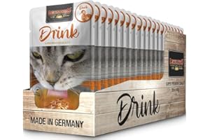 CT-TRONICS Leonardo Drink z kaczką [20x40g Pakiet Multi Drink z kaczką] Napój dla kota | Bulion kaczki z paskami | Karma uzupełniająca dla kotów