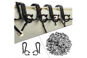 Vikdio 60 Pcs Black Gutter Hooks for Hanging Christmas Lights, Holiday Lights Clips Mount to Gutters Shingles, Gutter Clips for Hanging Icicle Lights on Christmas Halloween Home Garden Decor
