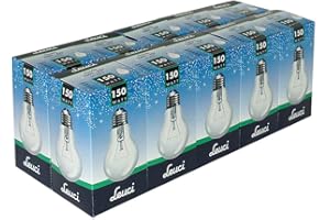 Leuci 10 x Glühbirne Birnenform A67 150W E27 klar Glühlampe Glühbirnen Glühlampen warmweiß dimmbar (150 Watt)