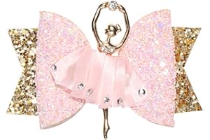 Asudaro Kinder Haarnadel Ballett Mädchen Bowknot Haarspange Kopfschmuck Haarschmuck Pailletten Prinzessin Clip Haarschleifen Haarclips Haarklammern
