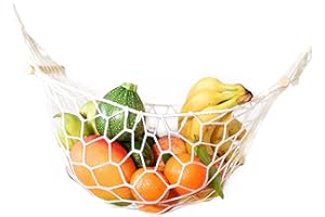 COOL DESIGN COOLDESIGN Frutero hamaca almacenador de fruta y verdura - Permite la maduración uniforme de la fruta y verdura. Dale a tu cocina o espacio un toque original y diferente.