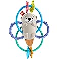 Fisher-Price Baby Toys Twist & Teethe Otter 2-in-1 Rattle and BPA-Free Teether with Textured Rings for Infant Fine Motor Play, HJW12