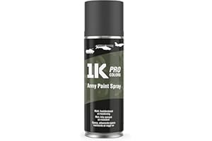 1K PRO COLORS Militär-Farbspray Army 1K PRO – 400ml Spraydose matt, Militärfarbe, UV und wetterfest, schnelltrocknend, DIY Projekt - Nato Grün