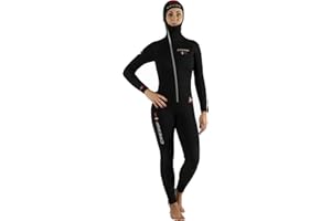 Cressi Diver Lady Wetsuit - Combinaison Une pièce en néoprène 5 ou 7 mm à Double Doublure pour Femme