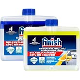 Finish Bulaşık Makinesi Temizleyicisi Limonlu & Normal (2 x 250 ml)