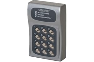 VANDERBILT HOME Act 10 Electronic Keypad Grey